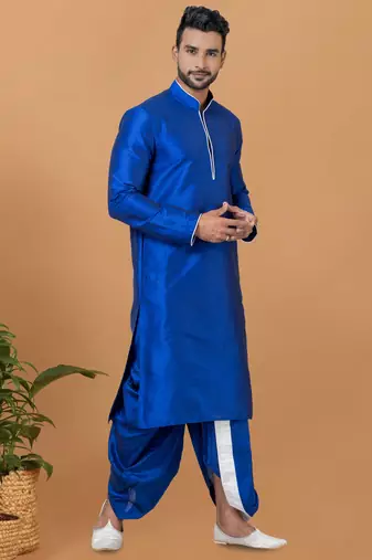 READYMADE MEN'S KURTA WITH DHOTI