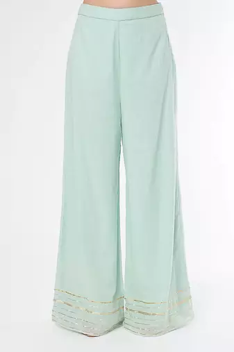 Ice Blue Anarkali Set