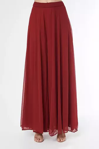 Maroon Anarkali Set