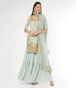Ice Blue Kurta Set