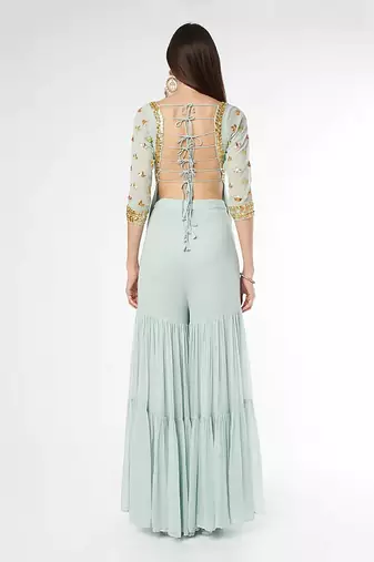 Ice Blue Kurta Set