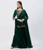 Bottle Green Kurta Set