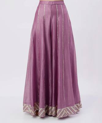 Lavender Peplum Kurta Set 3