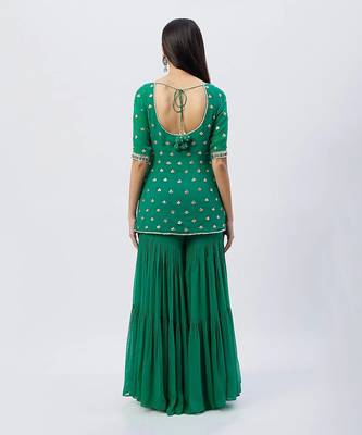 Teal Green Kurta Set 2