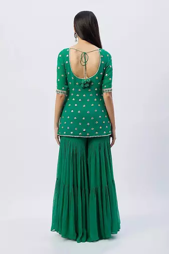 Teal Green Kurta Set