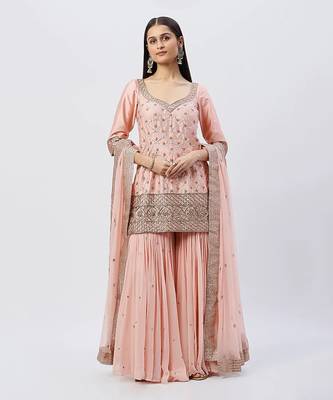 Onion Pink Kurta Set 1