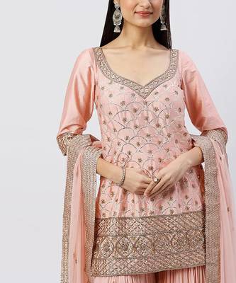 Onion Pink Kurta Set 2