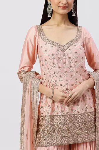 Onion Pink Kurta Set