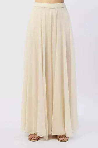 Off White Anarkali Set