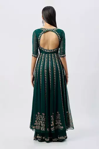 Emerald Anarkali Set