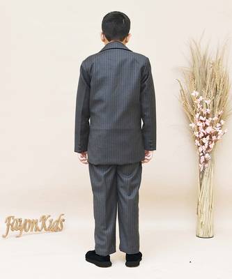 Black Check Coat With Off White Shirt 2