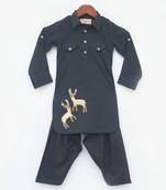 Pink Dhoti Jumpsuit With Pink Georgette Jacket