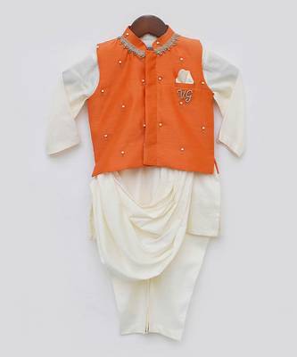 Red Cotton Print Kurti Sharara 1