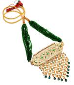 Mohit jewellers highly classy rajasthani jadau necklace quartz gold-plated plated brass choker ()