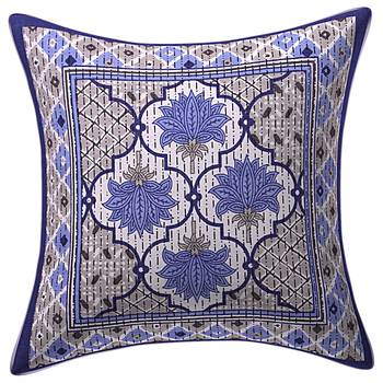 Aj home traditional jaipuri 100% cotton diwan set (set of 8) 3