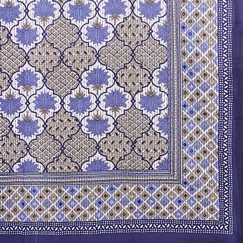 Aj home traditional jaipuri 100% cotton diwan set (set of 8) 5