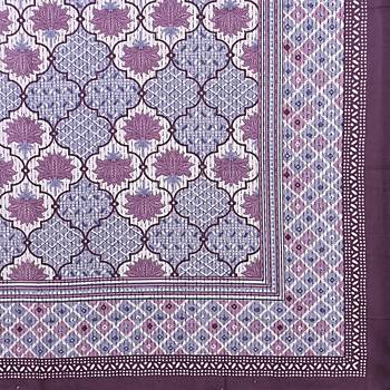 Aj home traditional jaipuri 100% cotton diwan set (set of 8) 5