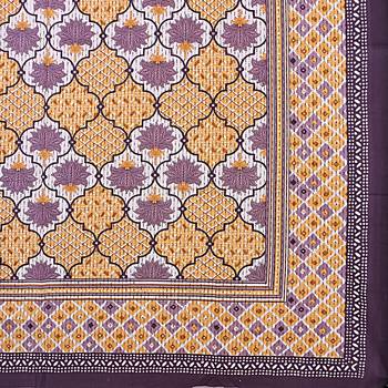 Aj home traditional jaipuri 100% cotton diwan set (set of 8) 5