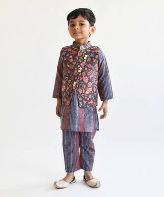 Rise Print Kurti And Plazo Pant 1