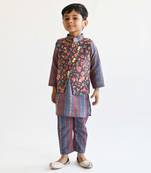 Rise Print Kurti And Plazo Pant