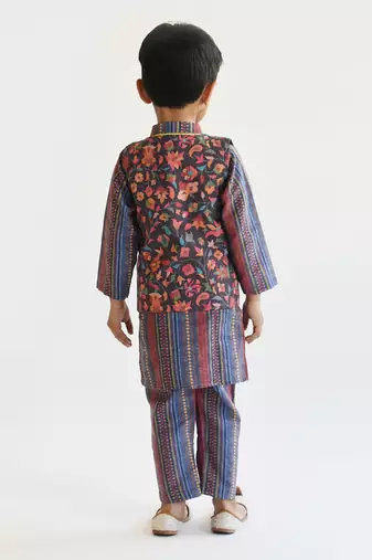 Rise Print Kurti And Plazo Pant
