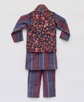 Rise Print Kurti And Plazo Pant 6