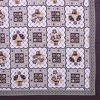 Aj home traditional jaipuri 100% cotton diwan set (set of 8) 5
