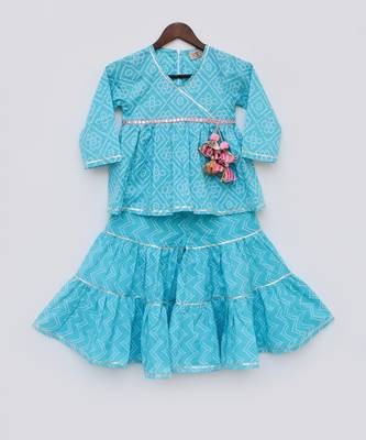 Blue Print Lehenga Choli 1