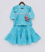 Blue Print Lehenga Choli