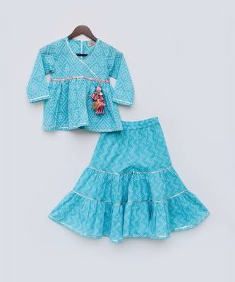 Blue Print Lehenga Choli 2