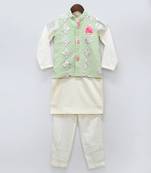 Hot Pink Silk Flower Boti Choli With Embroidery Lehenga And Dupatta