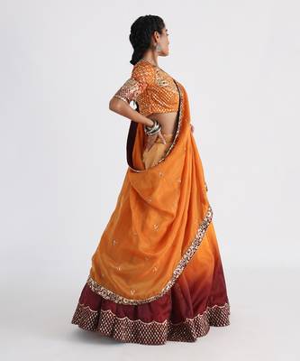 Yellow Dalia Lehenga Set 2