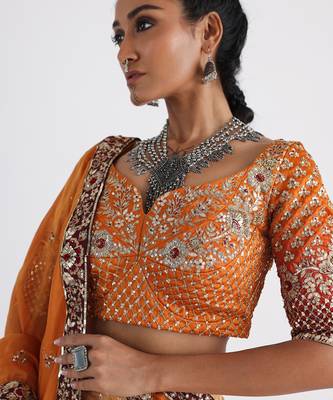 Yellow Aliyna Lehenga Set 3