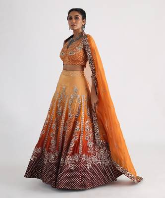 Yellow Aliyna Lehenga Set 4