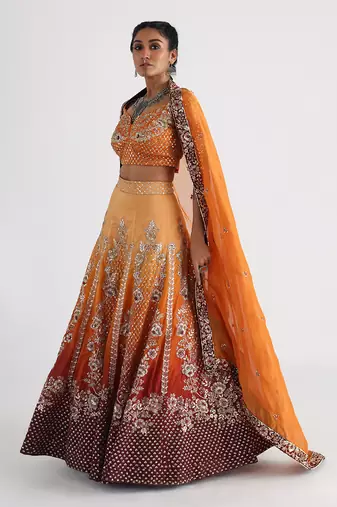 Yellow Aliyna Lehenga Set