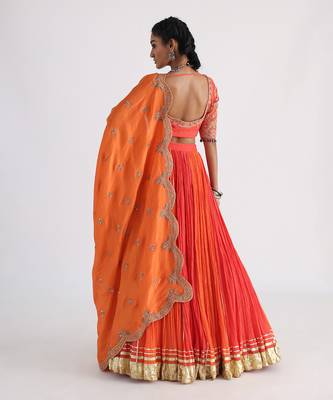 Kesariya Lehenga Set 3