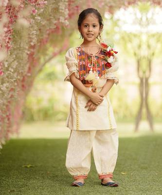 Self Texture Kurti and Salwar 1