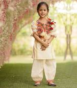 Self Texture Kurti and Salwar