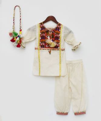 Self Texture Kurti and Salwar 3