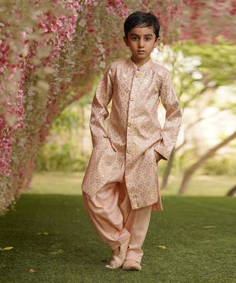 Pink Embroidery Ajkan and pink Salwar 1