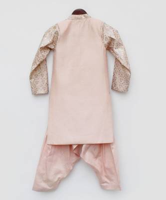 Pink Embroidery Ajkan and pink Salwar 4