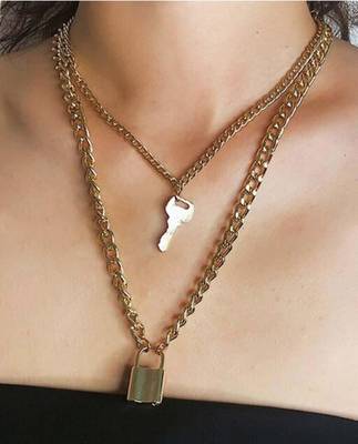 V Fashio Jewellery -Stylish High Quality Pendant Necklace Chain For Women & Girls 3