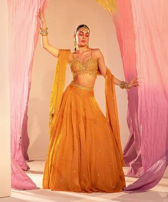 Yellow Lehenga Set 2
