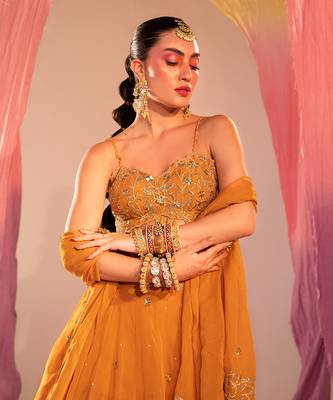 Yellow Lehenga Set 3