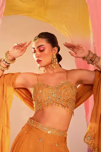 Yellow Lehenga Set