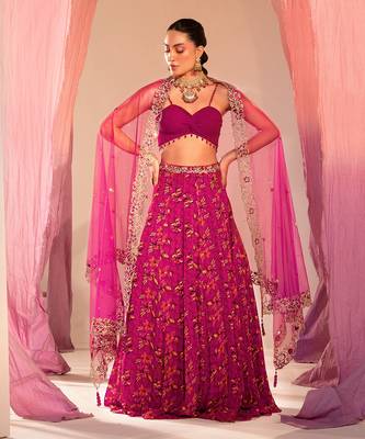 Purple Lehenga Set 1