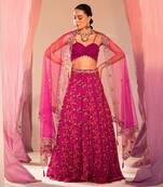 Purple Lehenga Set