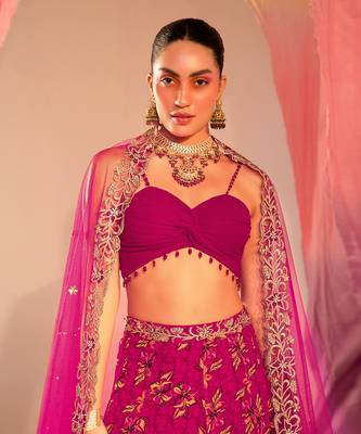 Purple Lehenga Set 4