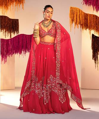 Rani Pink Lehenga Set 1