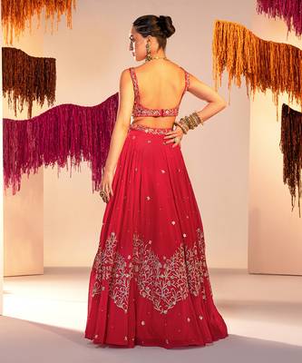 Rani Pink Lehenga Set 4